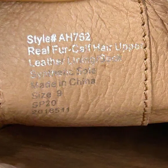 Madewell The Frances Skimmer Loafer Flats Shoes Calf Hair Animal Print Leather 9 - Picture 9 of 9